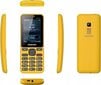 Maxcom MM139, Dual SIM, Yellow цена и информация | Mobilieji telefonai | pigu.lt