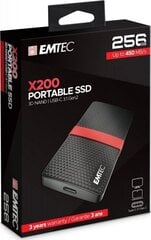 Emtec ECSSD256GX200 цена и информация | Жёсткие диски (SSD, HDD) | pigu.lt