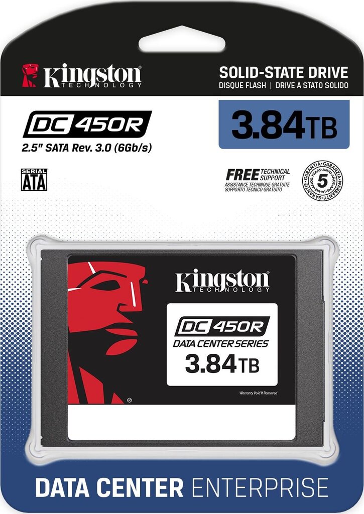 Kingston SEDC450R/3840G цена и информация | Vidiniai kietieji diskai (HDD, SSD, Hybrid) | pigu.lt