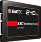 Emtec ECSSD240GX150 цена и информация | Vidiniai kietieji diskai (HDD, SSD, Hybrid) | pigu.lt