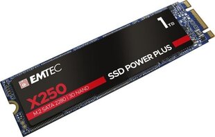 Emtec X250 Power Plus (ECSSD1TX250) kaina ir informacija | Vidiniai kietieji diskai (HDD, SSD, Hybrid) | pigu.lt