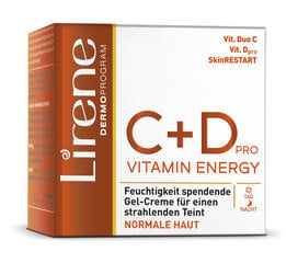 Крем для нормальной кожи с витаминами C+D LIRENE 50 мл цена и информация | Кремы для лица | pigu.lt