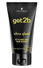 Гель для волос экстра сильной фиксации Schwarzkopf Got2b Ultra Glued 150 мл цена и информация | Средства для укладки волос | pigu.lt