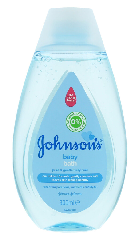 Švelnus prausiklis kūdikiams Johnsons Baby Bath 300 ml kaina ir informacija | Kosmetika vaikams ir mamoms | pigu.lt