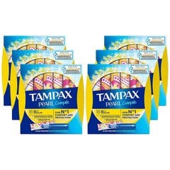 Tamponai Tampax Compak Regular 18 vnt kaina ir informacija | Tamponai, higieniniai paketai, įklotai | pigu.lt