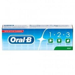 Зубная паста Oral-B 1-2-3 100 мл цена и информация | Зубные щетки, пасты | pigu.lt