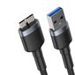 Baseus CADKLF-D0G, USB 3.0 / micro USB, 1 m kaina ir informacija | Laidai telefonams | pigu.lt