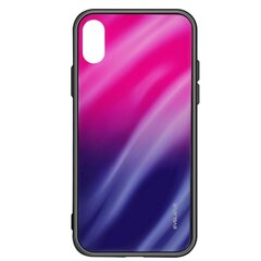 Evelatus iPhone XR Water Ripple Gradient Color Anti-Explosion Tempered Glass Case Gradient Pink-Purple kaina ir informacija | Telefono dėklai | pigu.lt