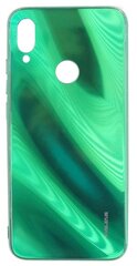 Evelatus Xiaomi Note 7 Water Ripple Full Color Electroplating Tempered Glass Case Green цена и информация | Чехлы для телефонов | pigu.lt