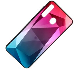 Mocco Stone Ombre Back Case Silicone Case With gradient Color For Apple iPhone X / XS Pink - Blue kaina ir informacija | Telefono dėklai | pigu.lt