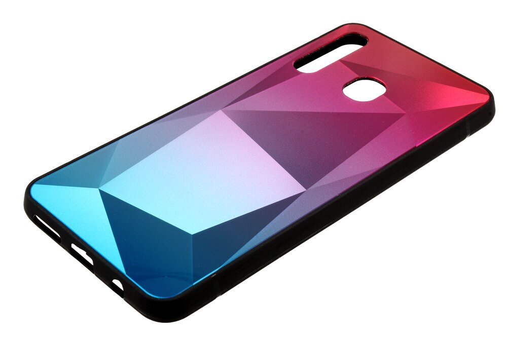 Mocco Stone Ombre Back Case Silicone Case, skirtas Apple iPhone 11 Pro Max, rožinis/mėlynas цена и информация | Telefono dėklai | pigu.lt