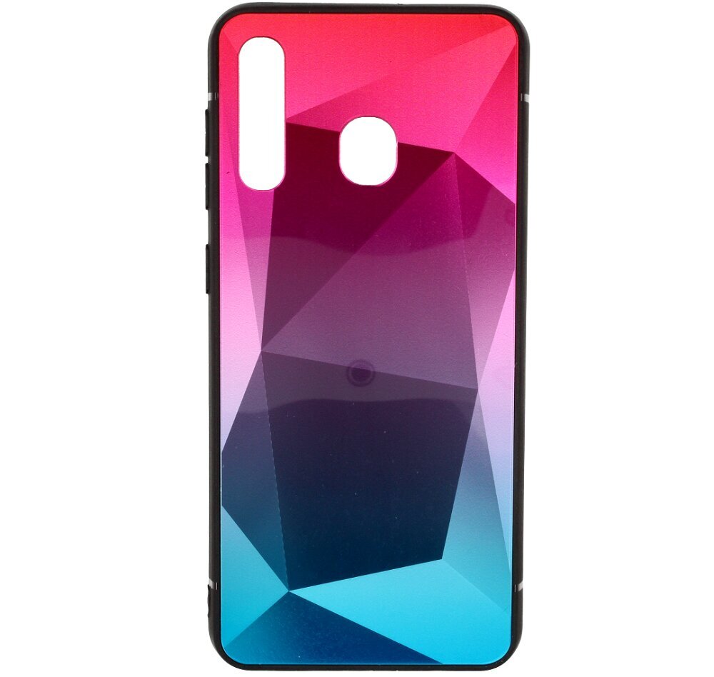 Mocco Stone Ombre Back Case Silicone Case, skirtas Apple iPhone 11 Pro Max, rožinis/mėlynas цена и информация | Telefono dėklai | pigu.lt