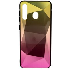 Mocco Stone Ombre Back Case Silicone Case, skirtas Apple iPhone 11 Pro, geltonas/rožinis kaina ir informacija | Telefono dėklai | pigu.lt