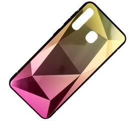 Mocco Stone Ombre Back Case Silicone Case With gradient Color For Apple iPhone X / XS Yellow - Pink kaina ir informacija | Telefono dėklai | pigu.lt