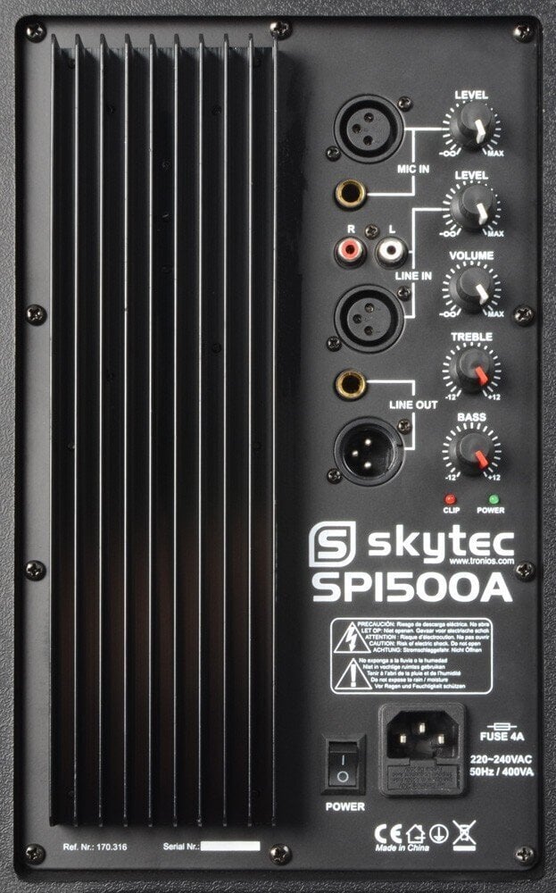Skytec SP1500A aktyvus garsiakalbis 15 "800 kaina | pigu.lt