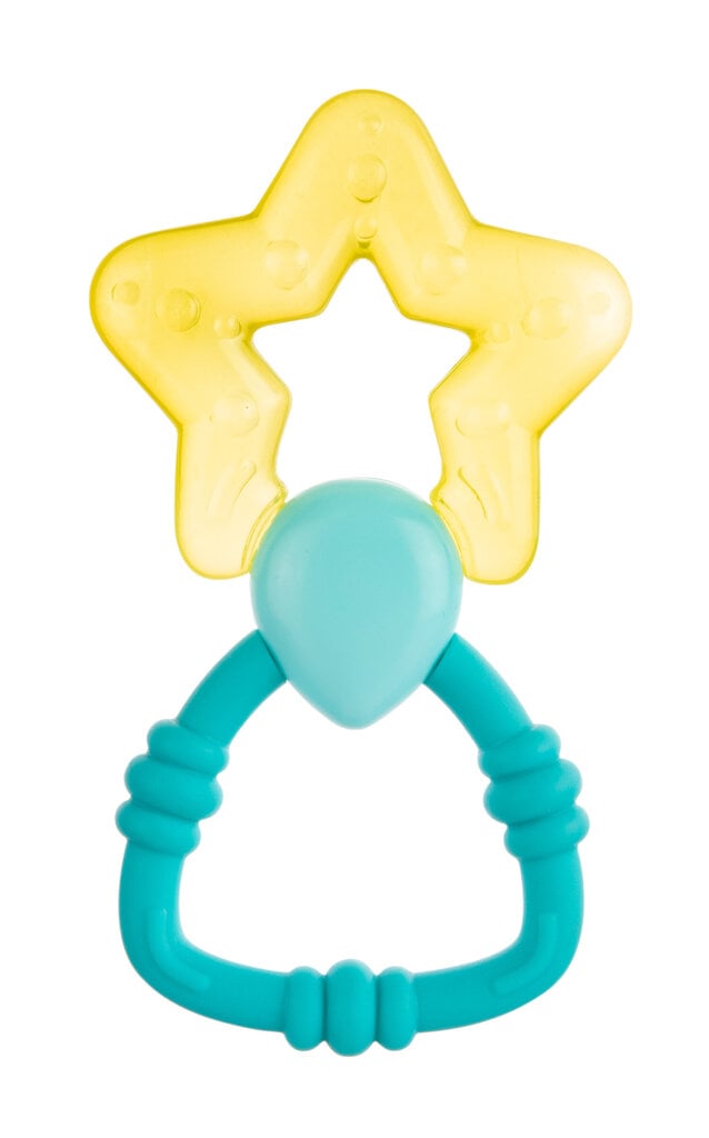 Canpol Babies vandens kramtukas su barškučiu Magic Wand, geltonas, 56/152 kaina ir informacija | Kramtukai | pigu.lt