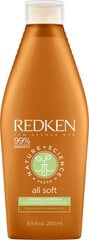 Švelnumo suteikiantis plaukų kondicionierius Redken Nature + Science All Soft 250 ml kaina ir informacija | Balzamai, kondicionieriai | pigu.lt