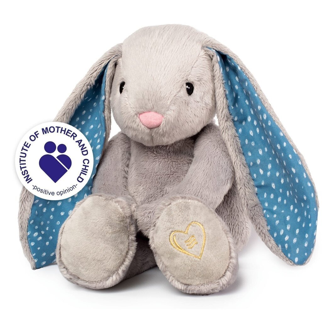 Migdukas Whisbear® Humming Bunny su verksmo jutikliu Grey kaina ir informacija | Žaislai kūdikiams | pigu.lt