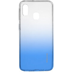 Evelatus Samsung A70 Silicone TPU Transparent with Necklace Strap Silver цена и информация | Чехлы для телефонов | pigu.lt