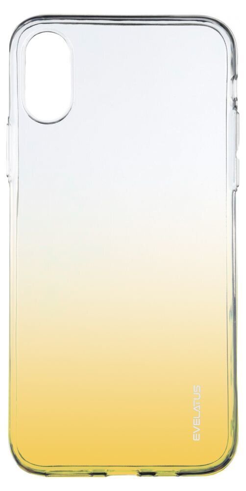 Evelatus iPhone XR Gradient TPU Case Gold цена и информация | Telefono dėklai | pigu.lt