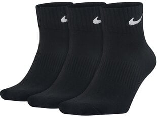 Мужские носки Nike U NK Perf Ltwt QT, 3 пары, черные цена и информация | Мужские носки | pigu.lt