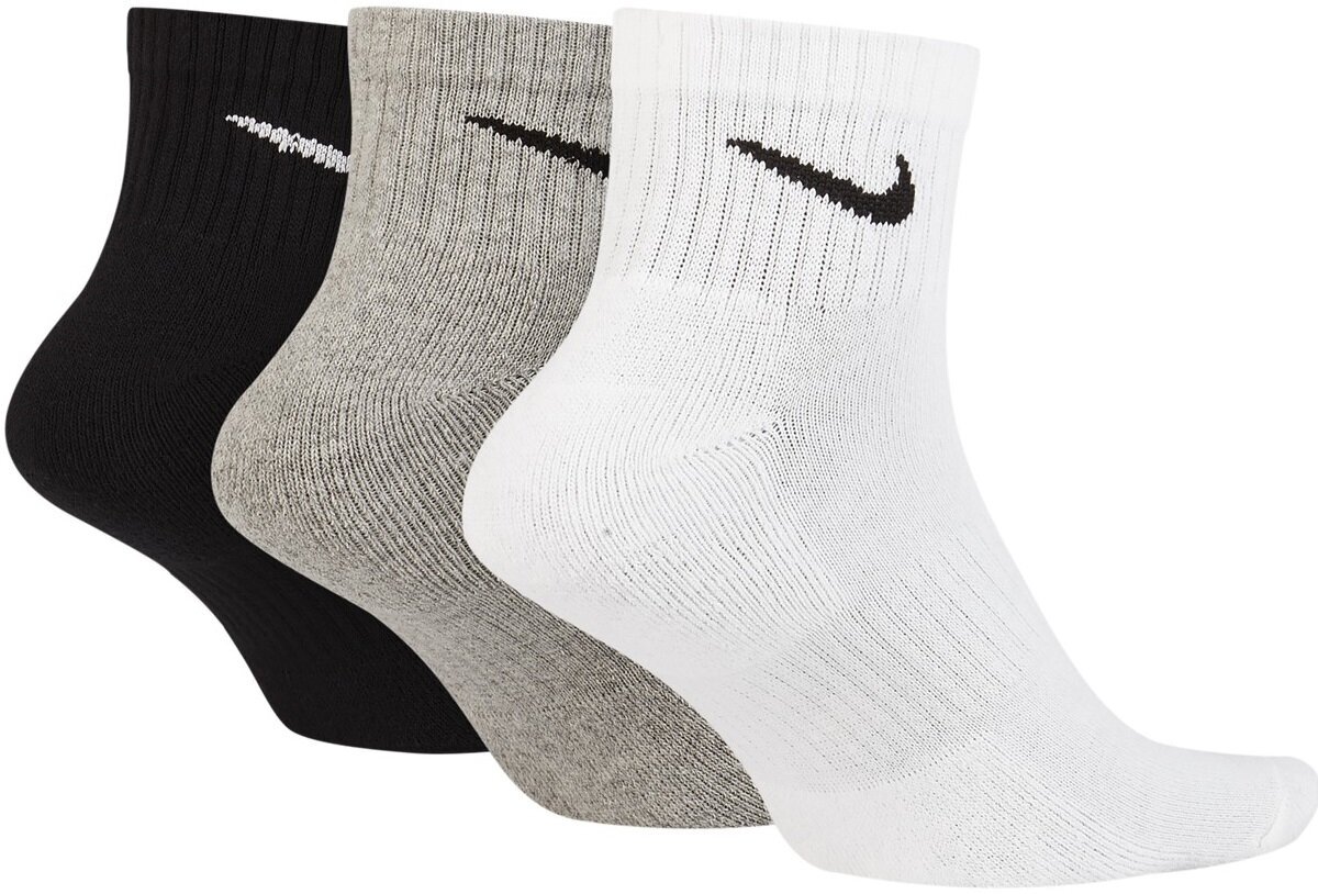 Kojinės Nike U NK Everyday Cush Ankle 3PR цена и информация | Vyriškos kojinės | pigu.lt