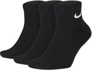 Носки Nike U NK Everyday Cush Ankle 3PR Black цена и информация | Мужские носки | pigu.lt