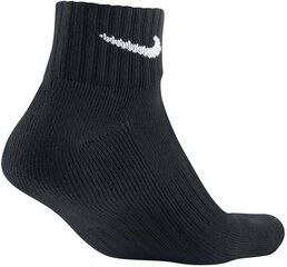 Носки Nike U NK Cush Ankle 3PR-Value Black цена и информация | Мужские носки | pigu.lt
