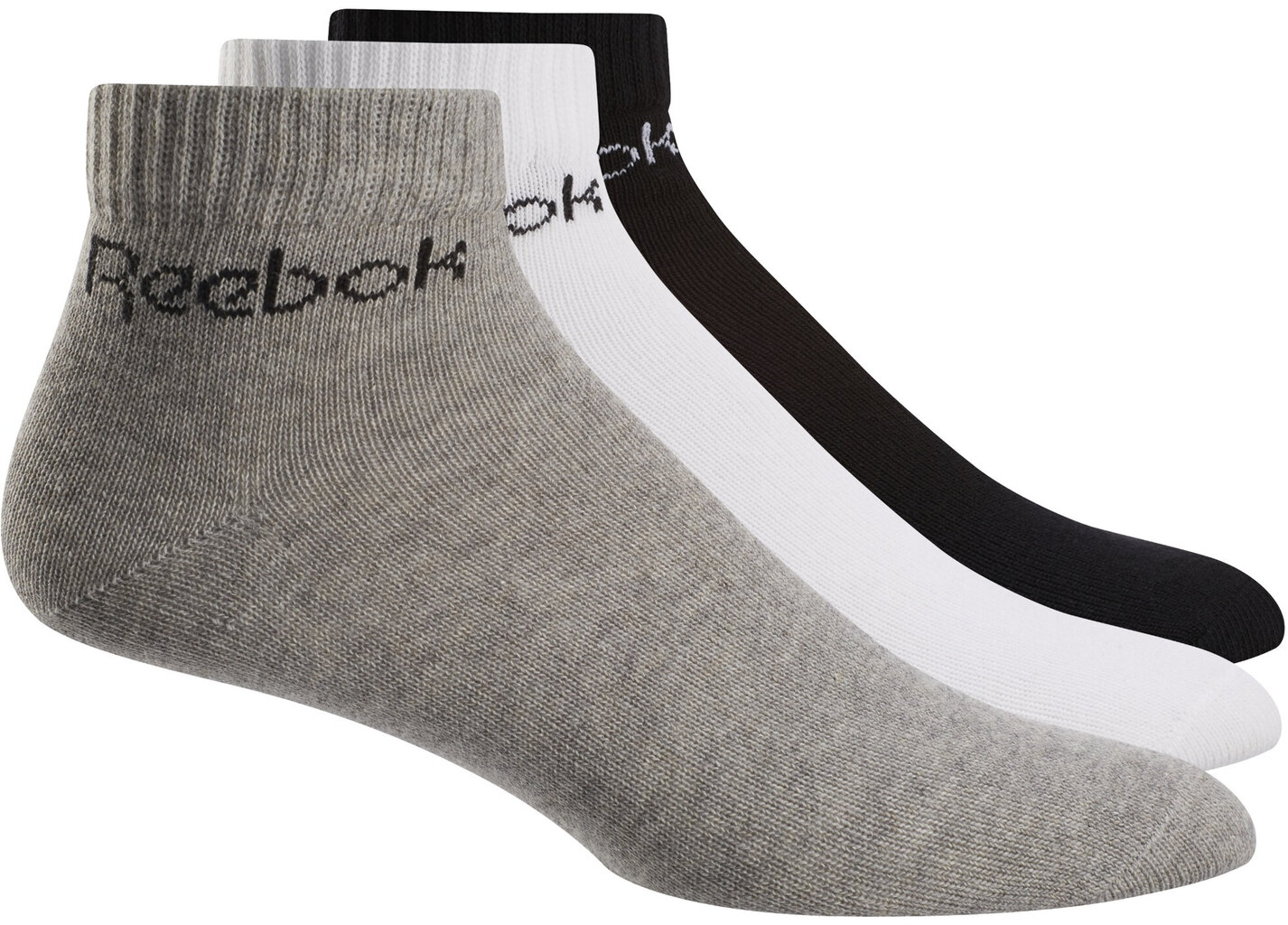 Kojinės vyrams Reebok, įvairių spalvų, 3 poros kaina ir informacija | Vyriškos kojinės | pigu.lt