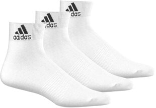 Kojinės vyrams Adidas Per Ankle 3PP, baltos kaina ir informacija | Vyriškos kojinės | pigu.lt