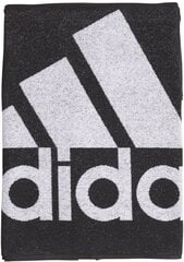 Полотенце Adidas TOWEL S Black White цена и информация | Полотенца | pigu.lt