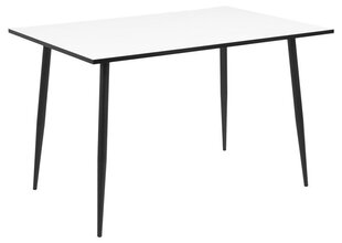 Valgomojo stalas Actona Wilma, baltas kaina ir informacija | Virtuvės ir valgomojo stalai, staliukai | pigu.lt