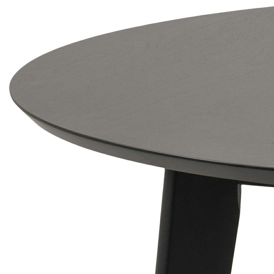 Valgomojo stalas Roxby, juodas kaina ir informacija | Virtuvės ir valgomojo stalai, staliukai | pigu.lt