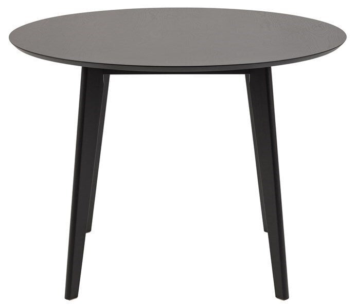 Valgomojo stalas Roxby, juodas цена и информация | Virtuvės ir valgomojo stalai, staliukai | pigu.lt