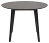 Valgomojo stalas Roxby, juodas цена и информация | Virtuvės ir valgomojo stalai, staliukai | pigu.lt
