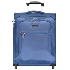 Чемодан 52 cm D&N Lederwaren, синий цена и информация | Чемоданы, дорожные сумки | pigu.lt