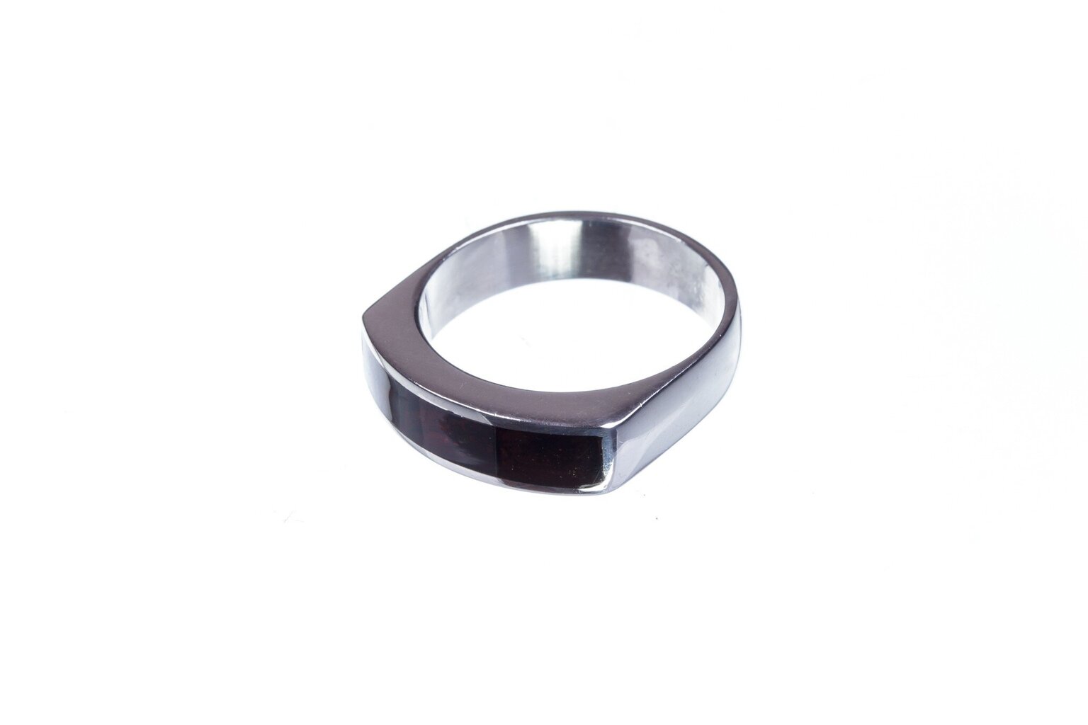 Sidabrinis žiedas su gintaru цена и информация | Žiedai | pigu.lt