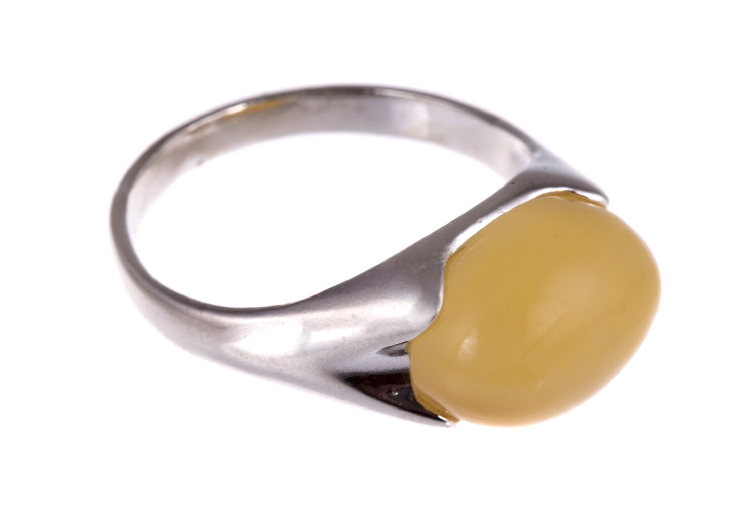 Sidabrinis gintaro žiedas „Vasaros saulėgrįža“ kaina ir informacija | Žiedai | pigu.lt