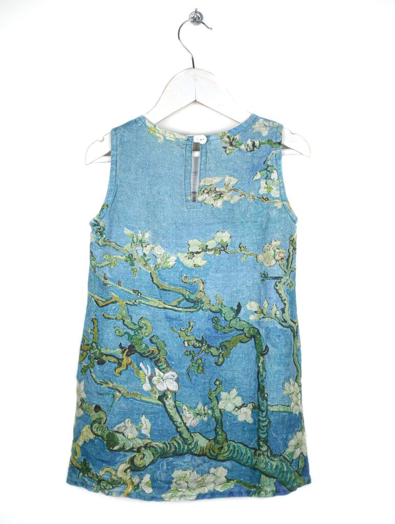 Lininė suknelė „Žydintys migdolai" цена и информация | Suknelės mergaitėms | pigu.lt