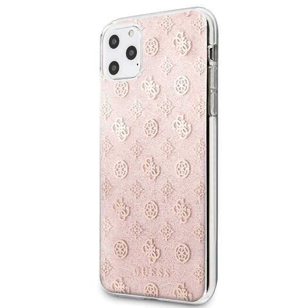 Telefono dėklas Guess, skirtas Apple iPhone 11 Pro Max, rožinis (GUHCN65TPERG) цена и информация | Telefono dėklai | pigu.lt