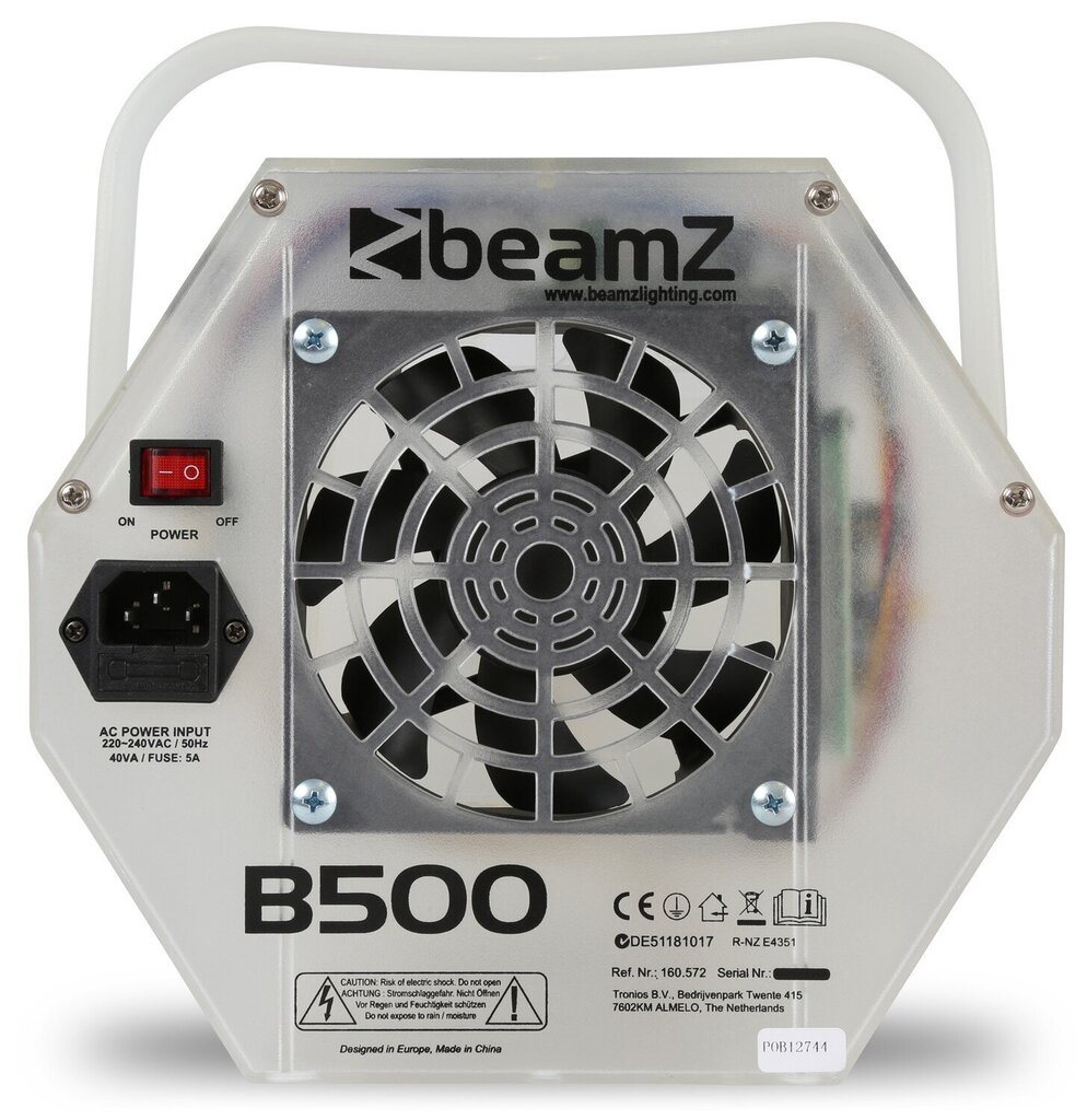 BeamZ B500LED“ burbuliukų paleidimo priemonė kaina ir informacija | Dekoracijos šventėms | pigu.lt