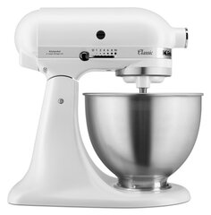 Стационарный  миксер KitchenAid Classic, 5K45SSEFW, Белый цена и информация | Кухонные комбайны | pigu.lt