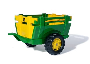 Vaikų traktoriaus priekaba Rolly Toys rollyFarm Trailer John Deere kaina ir informacija | Žaislai berniukams | pigu.lt