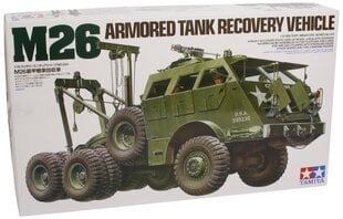 Пластиковая сборная модель Tamiya M26 Armored Tank Recovery Vehicle. цена и информация | Конструкторы и кубики | pigu.lt