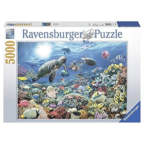 Dėlionė Ravensburger Po jūra, 5000 d. kaina ir informacija | Dėlionės (puzzle) | pigu.lt