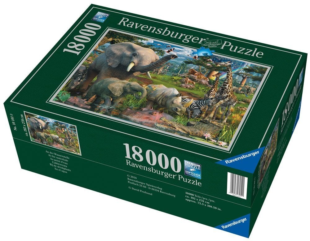 Dėlionė džiunglės Ravensburger, 18000 d. kaina ir informacija | Dėlionės (puzzle) | pigu.lt