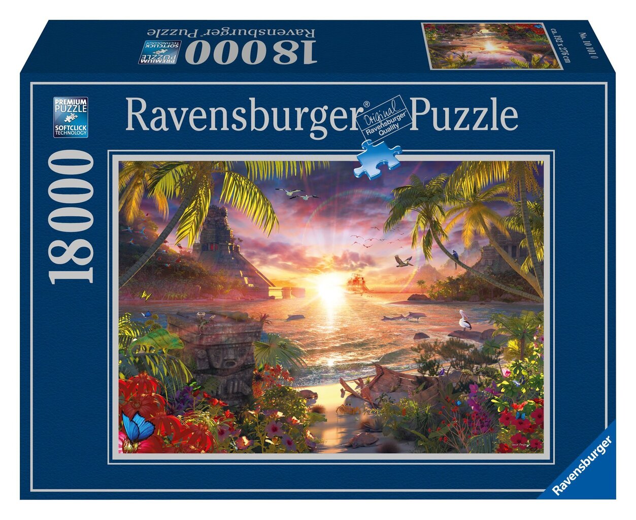 Dėlionė Saulėlydis Rojuje Ravensburger, 18000 d. kaina ir informacija | Dėlionės (puzzle) | pigu.lt