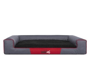 Hobbydog guolis Victoria Exclusive L, pilkas/juodas, 80x55 cm kaina ir informacija | Guoliai, pagalvėlės | pigu.lt