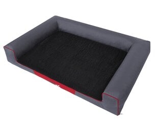 Hobbydog guolis Victoria Exclusive L, pilkas/juodas, 80x55 cm kaina ir informacija | Guoliai, pagalvėlės | pigu.lt