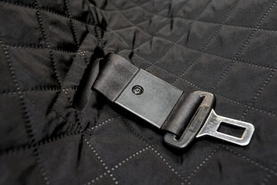 Чехол для автомобильных сидений Hobbydog на липучке Velcro с бортами, черный, 220x140 см цена и информация | Дорожные принадлежности | pigu.lt